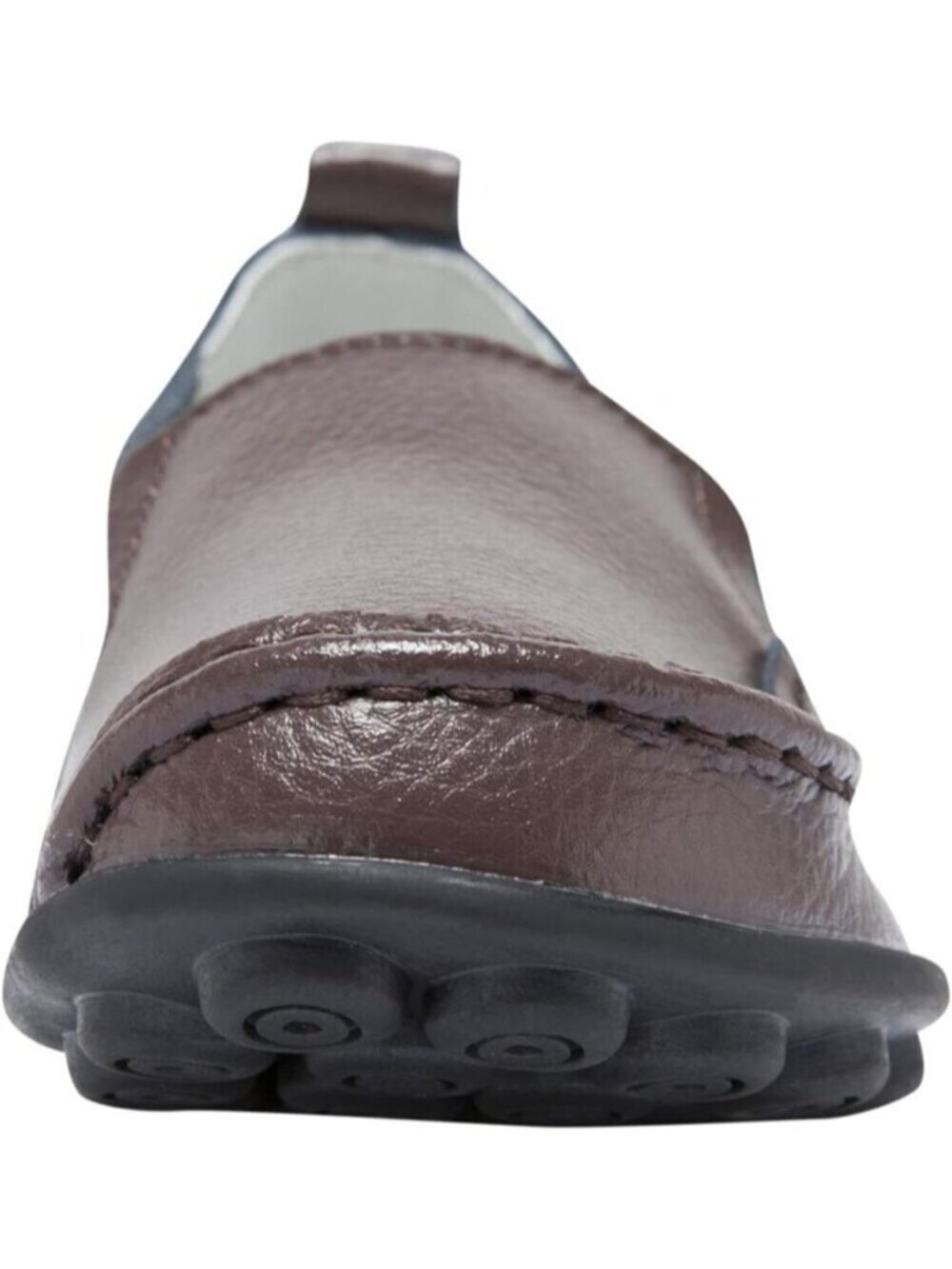 〽️Women’s All Brown Leather Slip On Loafers Comfortable Walking Flats Casual
